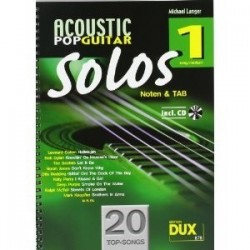 Acoustic Pop Guitar solos Michael Langer avec CD 