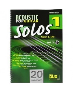 Acoustic Pop Guitar solos Michael Langer avec CD 