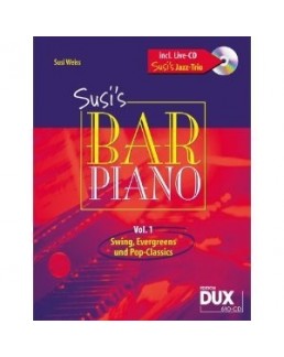 Susi's bar piano avec CD live trio vol 1 Susi Weiss