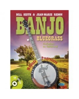 Méthode banjo bluegrass Bill Keith et Jean-Marie Redon  avec CD