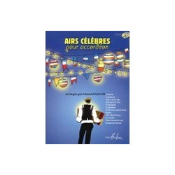 Airs célèbres pour accordéon Manu Maugain avec CD