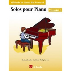 Solos pour piano hal leonard volume 3
