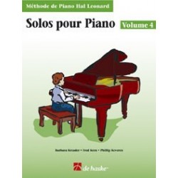 Solos pour piano hal leonard volume 4