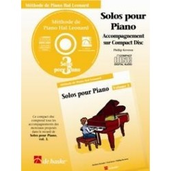 CD accompagnement solos hal leonard volume 3