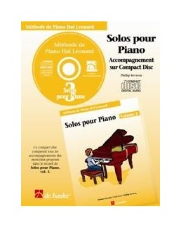 CD accompagnement solos hal leonard volume 3