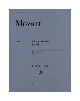 Sonates pour piano volume 1 Mozart