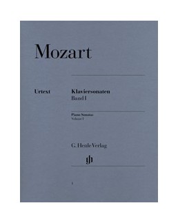 Sonates pour piano volume 1 Mozart