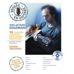 GOLDMAN Jean-jacques voyage en guitare tab avec CD