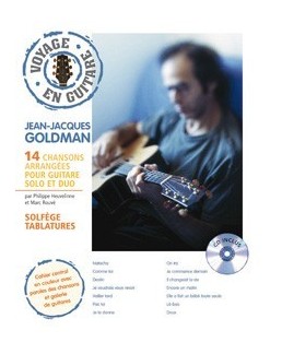 GOLDMAN Jean-jacques voyage en guitare tab avec CD