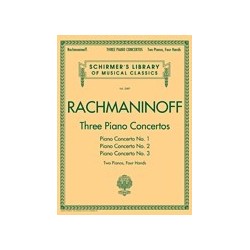 Rachmaninoff  3 piano concertos2 pianos, 4 mains
