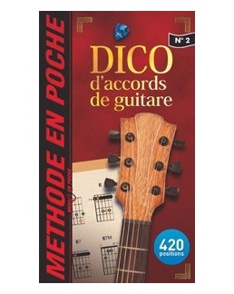 MUSIC EN POCHE Dictionnaire accords guitare