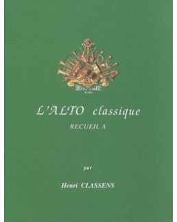 Classens l'alto classique recueil A