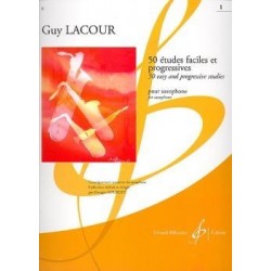 50 études Guy Lacour saxophone vol 1