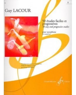 50 études Guy Lacour saxophone vol 1