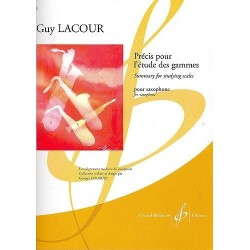 Précis pour l'étude des gammes Guy lacour saxophone