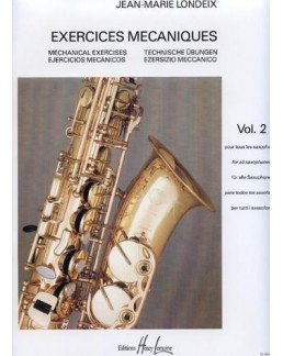 Londeix exercices mécaniques vol 2 saxophone