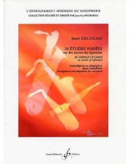 Decouais 26 études variées saxophone