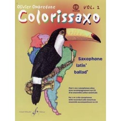 Colorissaxo vol 2 avec CD Olivier Ombredane