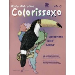 Colorissaxo vol 3 avec CD Olivier Ombredane