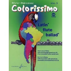 Colorissimo flûte vol 3 Ombredane avec CD