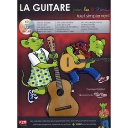 La guitare pour les 6/9 ans tout simplement avec CD