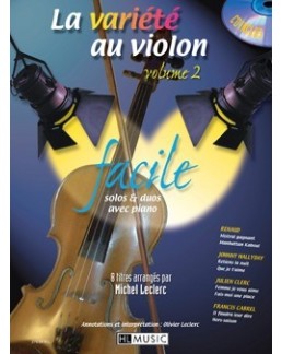 La variété au violon vol 2 avec CD