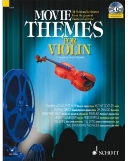 Movie themes for violin avec CD 