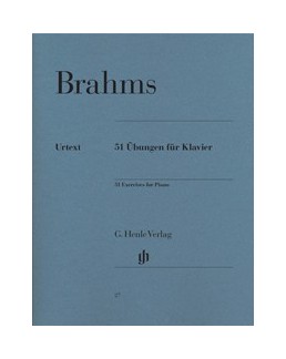 BRAHMS Johannes 51 exercices pour piano