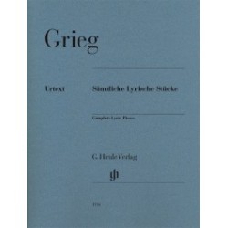 GRIEG Edvard Edition intégrale des Pièces lyriques piano