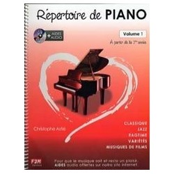 Répertoire de piano Astié avec DVD vol 1