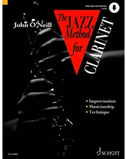 The jazz method for clarinet O'NEILL vol 1 avec fichiers audio