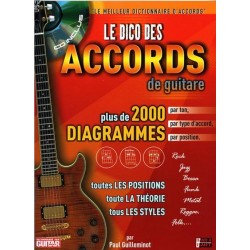 le dico des accords de guitare CD GUILLEMINOT