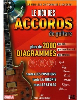 le dico des accords de guitare CD GUILLEMINOT