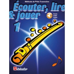 Ecouter,  lire et jouer flûte traversière vol 1 avec ENREGISTREMENTS AUDIO