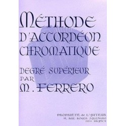 Médard Ferrero
Méthode d'accordéon chromatique degré supérieur - Mauve