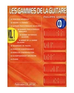 Gammes de la guitare GANTER 1 CD
