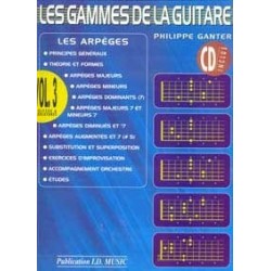 Gammes de la guitare GANTER 3 CD