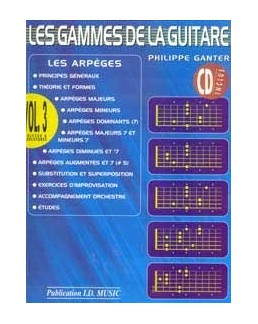 Gammes de la guitare GANTER 3 CD