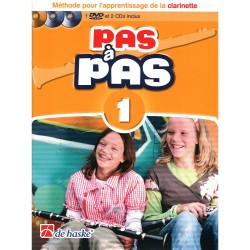 PAS A PAS méthode de clarinette, 1 DVD + 2 CDs inclus
