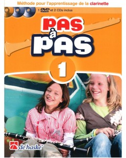 PAS A PAS méthode de clarinette, 1 DVD + 2 CDs inclus