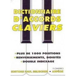 Dictionnaire d'acords claviers CHIERICI